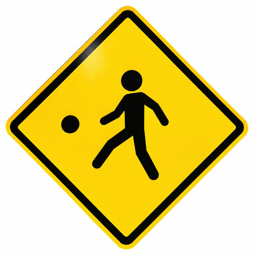 Señal preventiva Niños Jugando PO-10