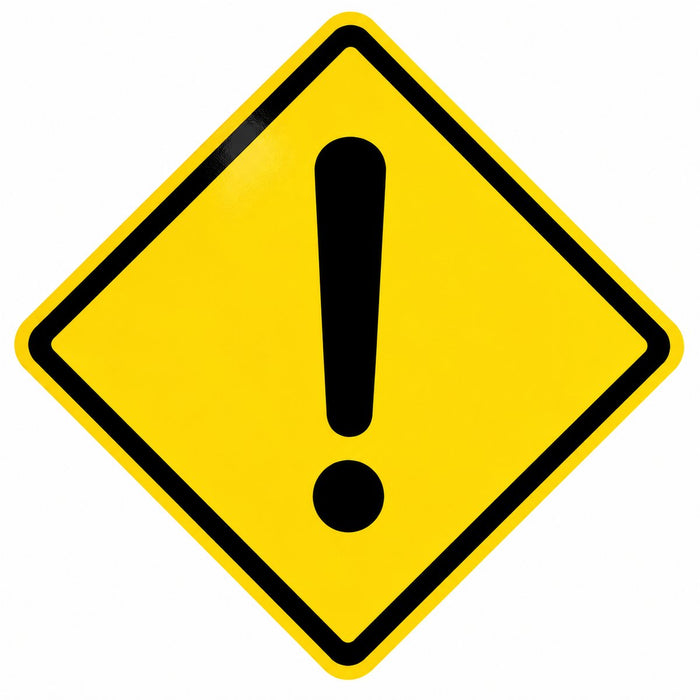 Señal preventiva Peligro Placa Superior PE-12