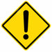 Señal preventiva Peligro Placa Superior PE-12