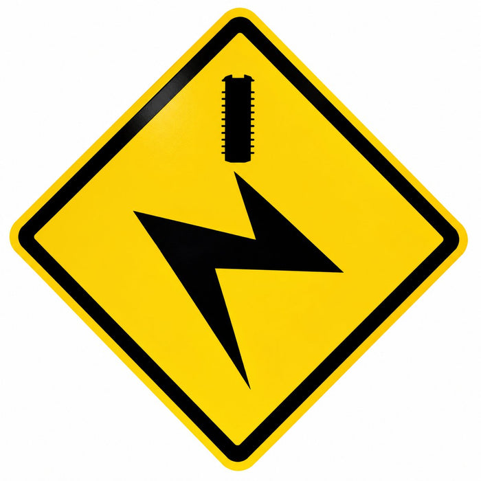 Señal preventiva Proximidad De Cables De Alta Tensión PE-4