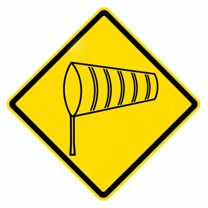 Señal preventiva Viento Lateral PE-8
